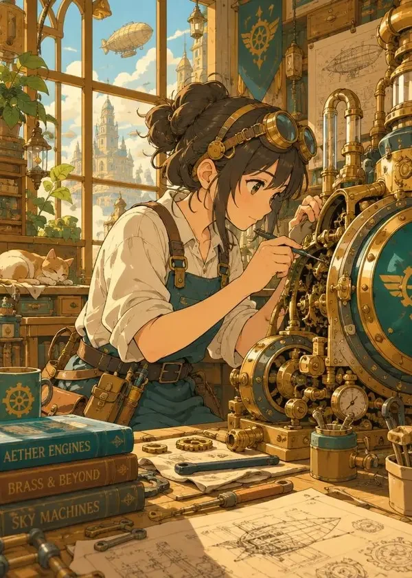 齿轮与蜜糖封面插画