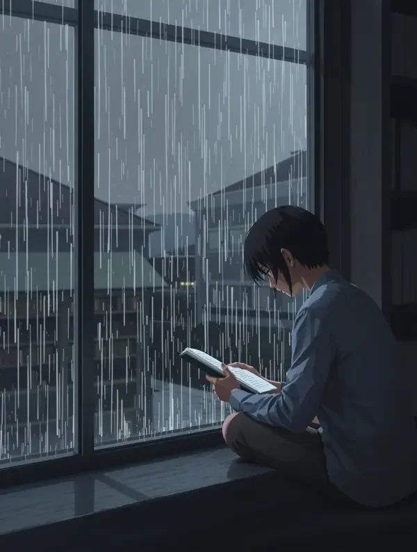 雨天的推理笔记封面插画
